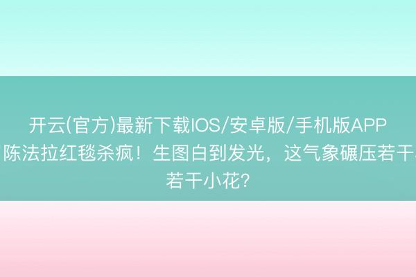 开云(官方)最新下载IOS/安卓版/手机版APP 44岁陈法拉红毯杀疯!生图白到发光,这气象碾压若干小花?